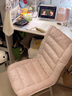 JCZS德國品牌辦公室加熱坐墊座椅墊靠背一體電熱坐墊冬季久坐女性USB 灰粉【不加熱可拆卸水洗】 曬單實(shí)拍圖