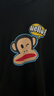 大嘴猴（paul frank）童裝連帽衛衣2025秋冬款男女童舒適保暖多色中大童潮流百搭上衣 130F黑色 160 曬單實(shí)拍圖