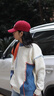 WASSUP UOSNE美式拼接撞色毛衣男秋冬季復古休閑設計感針織衫寬松慵懶風毛線衣 綠色 2XL （推薦體重135-150斤） 曬單實拍圖