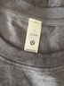 lululemon丨All Yours 女士棉混紡 T 恤 *Wash LW3IRES 瀝青灰星際灰黑水洗云紋 S 曬單實拍圖