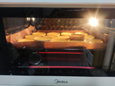美的（Midea）家用多功能烘焙專(zhuān)用電烤箱32L 3D熱風(fēng)循環(huán) 搪瓷內膽 雙層門(mén)保護電烤箱T3-L324D三代 曬單實(shí)拍圖