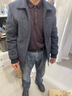 JASONWOOD官方正品高端品牌男士外套2025秋季新款中年商務(wù)休閑保暖男裝夾克 高檔深灰色加棉【名牌男士】 秋冬款 3XL 建議【145-160斤】 曬單實(shí)拍圖