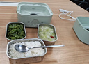 小熊（Bear）電熱飯盒 加熱飯盒 保溫飯盒 上班族辦公室便攜式熱飯神器 插電自熱飯盒 1.6L DFH-G16W7【微電腦雙層四膽】 曬單實(shí)拍圖