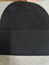 蕉內（Bananain）【王一博同款】熱皮501+男女同款針織毛線(xiàn)帽子秋冬保暖時(shí)尚冷帽 黑色 均碼 曬單實(shí)拍圖
