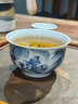 蔡文娟茶杯品茗杯景德鎮非遺蔡文娟鬼谷子下山青花瓷主人杯家用陶瓷茶具 鬼谷子下山主人杯（青花瓷） 曬單實(shí)拍圖