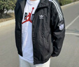 adidas休閑簡(jiǎn)約三條紋梭織立領(lǐng)夾克外套男裝秋季阿迪達(dá)斯三葉草   黑色 (偏小，推薦買大1碼)   M 曬單實(shí)拍圖