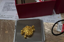 VARUS999足金平安福鎖吊墜長(cháng)命鎖項鏈鈴鐺鎖包寶寶純金金鎖兒童周歲禮 【大版】古法鎖包吊墜 約2.5g 曬單實(shí)拍圖