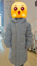 優(yōu)衣庫童裝男童女童羽絨大衣/外套夾克保暖厚衣服473308 61 水藍色 130 曬單實(shí)拍圖