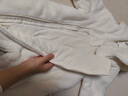 戴維貝拉（DAVE＆BELLA）嬰兒連體衣女寶寶滿(mǎn)月服幼童衣服保暖冬裝小童爬服新生兒外出服 米白 80cm （建議身高73-80cm） 曬單實(shí)拍圖