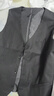 啄木鳥(niǎo)男士西裝馬甲2025商務(wù)職業(yè)背心新郎伴郎結婚坎肩兄弟團西服夾 黑色 2XL 曬單實(shí)拍圖