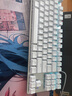 惠普（HP）GK200機械鍵盤(pán)有線(xiàn)辦公游戲鍵盤(pán) 20種背光燈效 87鍵電競鍵盤(pán)鼠標套裝電腦外設鍵鼠 皎月白【青軸】冰藍光 曬單實(shí)拍圖