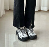 FILA 斐樂(lè )官方女鞋FERN摩登運動(dòng)鞋2025年蕨草鞋休閑鞋老爹鞋 曬單實(shí)拍圖