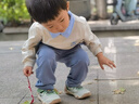 戴維貝拉（DAVE＆BELLA）兒童長(cháng)褲套裝2025男童新款假兩件上衣褲子兩件套男寶寶秋天衣服 奶油杏色【現貨】 100 cm（建議身高90-100cm） 曬單實(shí)拍圖