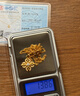 老鋪黃金古法手工足金項鏈 · 十字金剛杵(2號)鉆飾吊墜（金鏈款） 中號肖邦鏈款金重約13.39g 曬單實拍圖