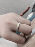 珍尚銀中國黃金授權情侶對戒銀戒指生日結婚紀念日禮物送女朋友老婆S925 曬單實(shí)拍圖