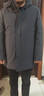雅戈爾（YOUNGOR）羽絨服男連帽款羽絨服可脫卸內膽一衣多穿無(wú)壓線(xiàn)更舒適2025新品 深灰VLYD439878CMA XL 180/100A （推薦150-160斤） 曬單實(shí)拍圖
