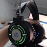 惠普（HP）H100游戲耳機頭戴式耳麥帶麥克風(fēng)電競網(wǎng)吧有線(xiàn)耳機游戲吃雞三角洲行動(dòng)聽(tīng)聲辨位 3.5mm+USB黑 曬單實(shí)拍圖