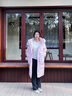 BOSIDENG25新款羽絨服女中長(cháng)款90絨連帽時(shí)尚休閑厚冬季保暖外套B250245252 櫻花蜜粉1925 XS 155/80A 體重約100斤以?xún)?曬單實(shí)拍圖