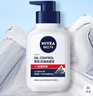 妮維雅（NIVEA）男士控油祛痘潔面套裝(控油+抗痘)洗面奶深層清潔 新舊更替 曬單實(shí)拍圖