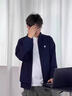 德景天立領(lǐng)衛衣定制企業(yè)4S店工作服外套印logo秋冬季加絨員工團體服刺繡 【350G重磅】不加絨衛衣-暗夜灰色 S 曬單實(shí)拍圖