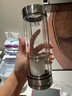 希諾茶水分離玻璃杯子男高檔茶杯中秋禮品高檔禮盒XN-7013本色 370mL 曬單實(shí)拍圖
