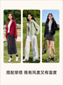 班尼路（Baleno）短款連帽開衫衛(wèi)衣外套女2025春秋季新款小個(gè)子穿搭慵懶風(fēng)休閑帽衫 曬單實(shí)拍圖