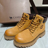 駱駝（CAMEL）馬丁靴男鞋冬季新款耐磨止滑增高厚底大黃靴戶(hù)外登山工裝靴子 G13W379132 金黃色(男款)  43 曬單實(shí)拍圖