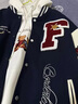POUM美式復古棒球服外套男女同款設計感小眾寬松青少年保暖夾克上衣服 黑色 XL 曬單實(shí)拍圖