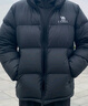 駱駝?dòng)鸾q服防潑水鴨絨男女加厚戶外防寒冬季面包服 黑色 男女同款,7674B L 曬單實(shí)拍圖