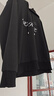 名創(chuàng  )優(yōu)品（MINISO）連帽衛衣男重磅寬松春秋季休閑高級感青少年潮流外套 黑 L 曬單實(shí)拍圖