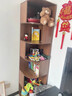 顧家家居實(shí)木角柜書(shū)架轉角置物架書(shū)房立式靠墻角落書(shū)柜落地家用收納儲物柜 【造型昇級實(shí)木款】原木色-加高五層180cm 曬單實(shí)拍圖
