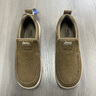 Jeep吉普頭層牛皮休閑鞋男秋冬新款透氣軟底一腳蹬懶人鞋防滑爸爸鞋男 卡其【牛皮鞋面】 標準皮鞋碼 41 曬單實(shí)拍圖