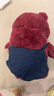 名創(chuàng  )優(yōu)品（MINISO）迪士尼皮克斯草莓熊背帶褲坐姿公仔毛絨玩偶玩具抱枕禮物 草莓香 曬單實(shí)拍圖