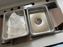 沐瀚森5MM厚鯨魚(yú)瀑布飛雨廚房水槽大單槽數顯304不銹鋼蜂窩洗菜盆一體盆 黑75*45鯨魚(yú)套餐-右下水/5MM頂厚 曬單實(shí)拍圖