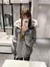 詩(shī)丹蕊工裝派克羽棉襖絨棉服女2025冬季加厚新款爆款美式復古大毛領(lǐng)棉衣 灰色 均碼 【可備注碼數】 曬單實(shí)拍圖