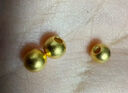 縱橫金業(yè)足金999  黃金轉運珠 金珠子  1克 單顆 散珠 手串diy 1克  轉運珠 曬單實(shí)拍圖