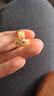 菜百首飾 黃金耳飾 足金簡(jiǎn)約經(jīng)典泰式車(chē)花耳環(huán) 計價(jià) HJ（兩款隨機發(fā)貨） 黃金耳飾 約3.78g 曬單實(shí)拍圖