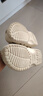 卡駱馳（crocs）經(jīng)典系列經(jīng)典小Clog K童粉色洞洞鞋涼鞋 骨白 34 （34碼-35碼） 曬單實(shí)拍圖