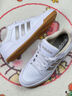 adidas ENTRAP美式校園風(fēng)低幫運動(dòng)板鞋少年感復古籃球鞋阿迪達斯   白/金色   41 曬單實(shí)拍圖