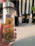富光玻璃杯雙層 帶茶隔大容量隔熱茶杯高檔商務(wù)泡茶車(chē)載水杯透明杯子 曬單實(shí)拍圖