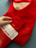 貓人本命年紅色保暖內衣男女禮盒套裝加絨加厚情侶結婚禮袋秋衣秋褲冬 安可拉紅-女套裝 M 【推薦體重：女80-100斤】 曬單實(shí)拍圖