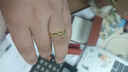 周生生黃金戒指 足金素圈活口戒情侶禮物 可作對戒09141R 計價(jià)4.25克 曬單實(shí)拍圖