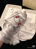 果殼（Gukoo）睡衣女夏季HelloKitty聯(lián)名新款簡(jiǎn)約冰絲女家居服套裝 淺水綠  M  曬單實(shí)拍圖