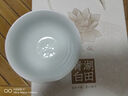 景德鎮(zhèn)（jdz）景德鎮(zhèn)官方陶瓷家用隔熱防燙飯碗套裝6個(gè)碗組合宋代影青米飯湯碗 蓮花6碗套裝 曬單實(shí)拍圖