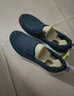 斯凱奇（Skechers）男鞋春季一腳蹬透氣健步鞋舒適休閑鞋緩震低幫懶人 海軍藍色/NVY 42 曬單實(shí)拍圖