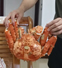 晶彩甜園 鮮活速凍帝王蟹俄羅斯大螃蟹帝皇蟹生鮮海鮮聚餐送禮 4-4.4斤源頭直發(fā)包郵 曬單實(shí)拍圖