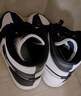 NIKE 耐克童鞋 COURT BOROUGH MID 男女童中幫魔術(shù)貼兒童運動(dòng)休閑板鞋 曬單實(shí)拍圖