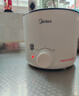 美的（Midea）電煮鍋 宿舍小電鍋 電蒸鍋 學(xué)生寢室一體泡面小火鍋 多功能鍋 XZE1613 1.7L 配蒸籠【國家補貼】 曬單實(shí)拍圖