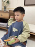 KocotreeKK樹(shù)秋冬寶寶罩衣兒童外穿男女童防水防臟幼兒圍裙燈芯絨反穿衣 夜海藍 100 曬單實(shí)拍圖