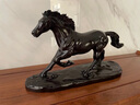 秦庭瀾境 QINTINLANJIN黑檀木馬擺件工藝品實(shí)木雕刻馬到成功客廳飾品家居辦公室擺件高檔 黑檀精雕一馬當先【長(cháng)40cm】 曬單實(shí)拍圖